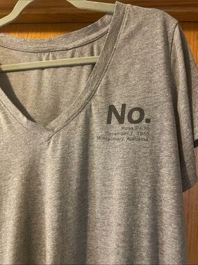 torrid Gray 'No.' Graphic V-Neck Tee